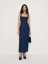 Gladys Super Stretch Denim Midi Dress
