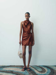 Stelliana Silk Dress