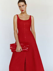 Fraise Linen Dress