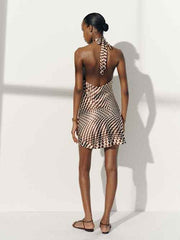 Opaline Silk Dress