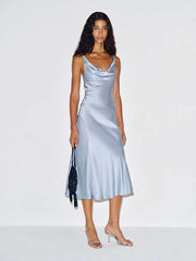 Olivine Silk Two Piece