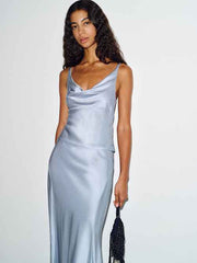 Olivine Silk Two Piece