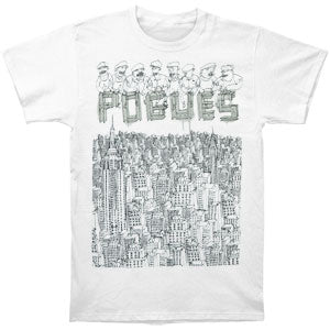 Pogues New York 2011 Tour Slim Fit T-shirt Front