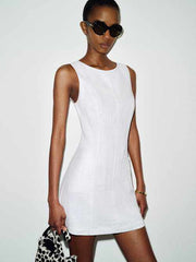 Citron Linen Dress