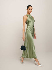 Petites Casette Silk Dress