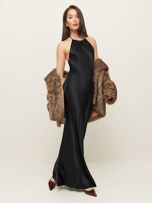 Petites Jeany Silk Dress