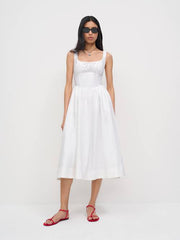 Petites Balia Linen Dress