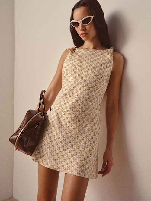 Louisa Silk Twill Dress