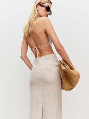 Trista Linen Dress