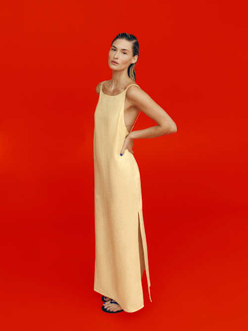 Serena Linen Dress
