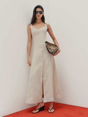 Fraise Linen Dress