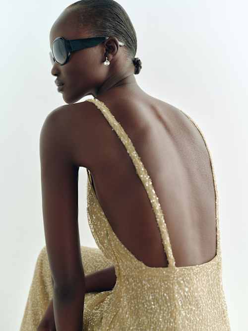 Mineral Low Back Knit Dress