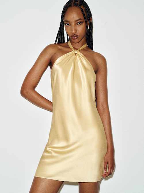 Opaline Silk Dress