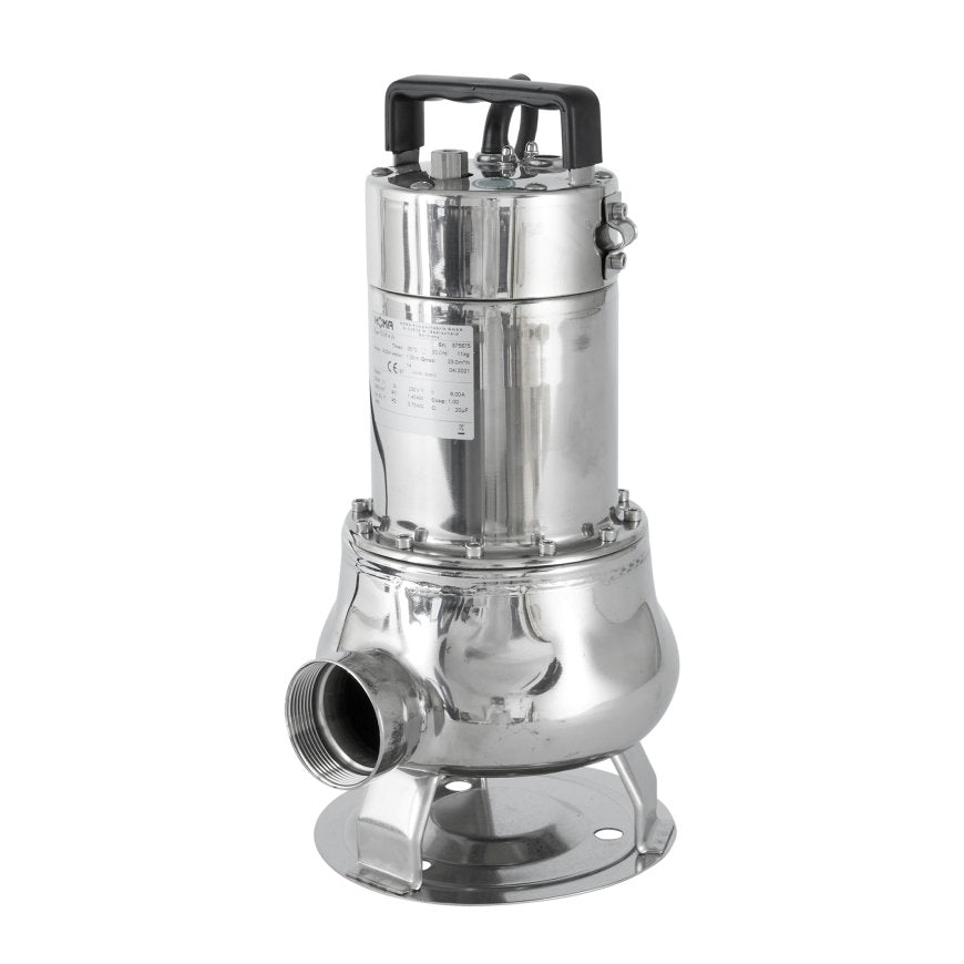 Homa dompelpomp voor vuil- en afvalwater, rvs, TCV 514 W, 0,75 kW, 230 V