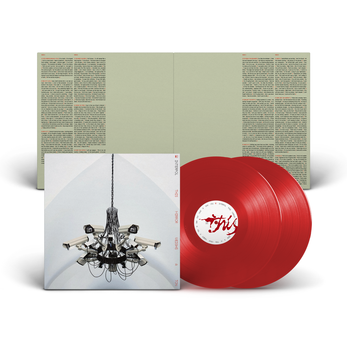This Mirror Weighs A Ton: Transparent Red Vinyl 2LP & Signed Print